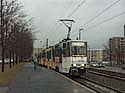 Tatra Niederflurtram im Regen- Gera- Januar 2004